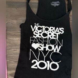 Victoria's Secret Black Tee with White Graphic